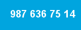 987 636 75 14 987 636 75 14